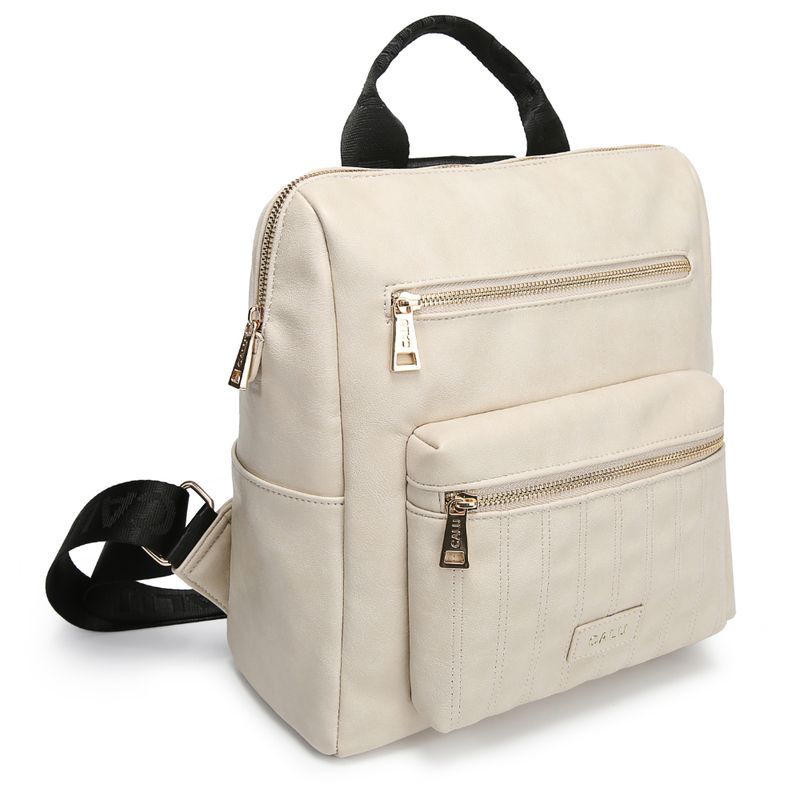 CALU - Mochila Cartera Aitana Beige Calu