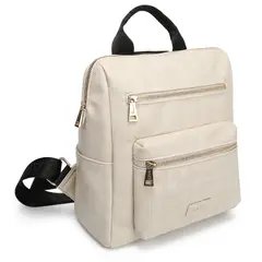 CALU - Mochila Cartera Aitana Beige