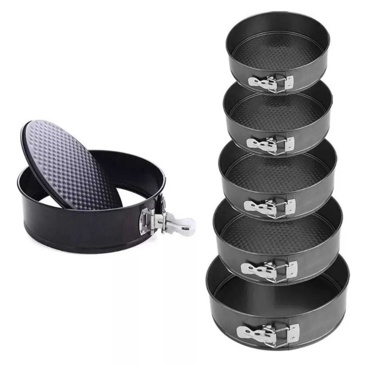 GENERICO - Molde Torta Desmontable Set 6 Pieza18/20/22/24/26/28