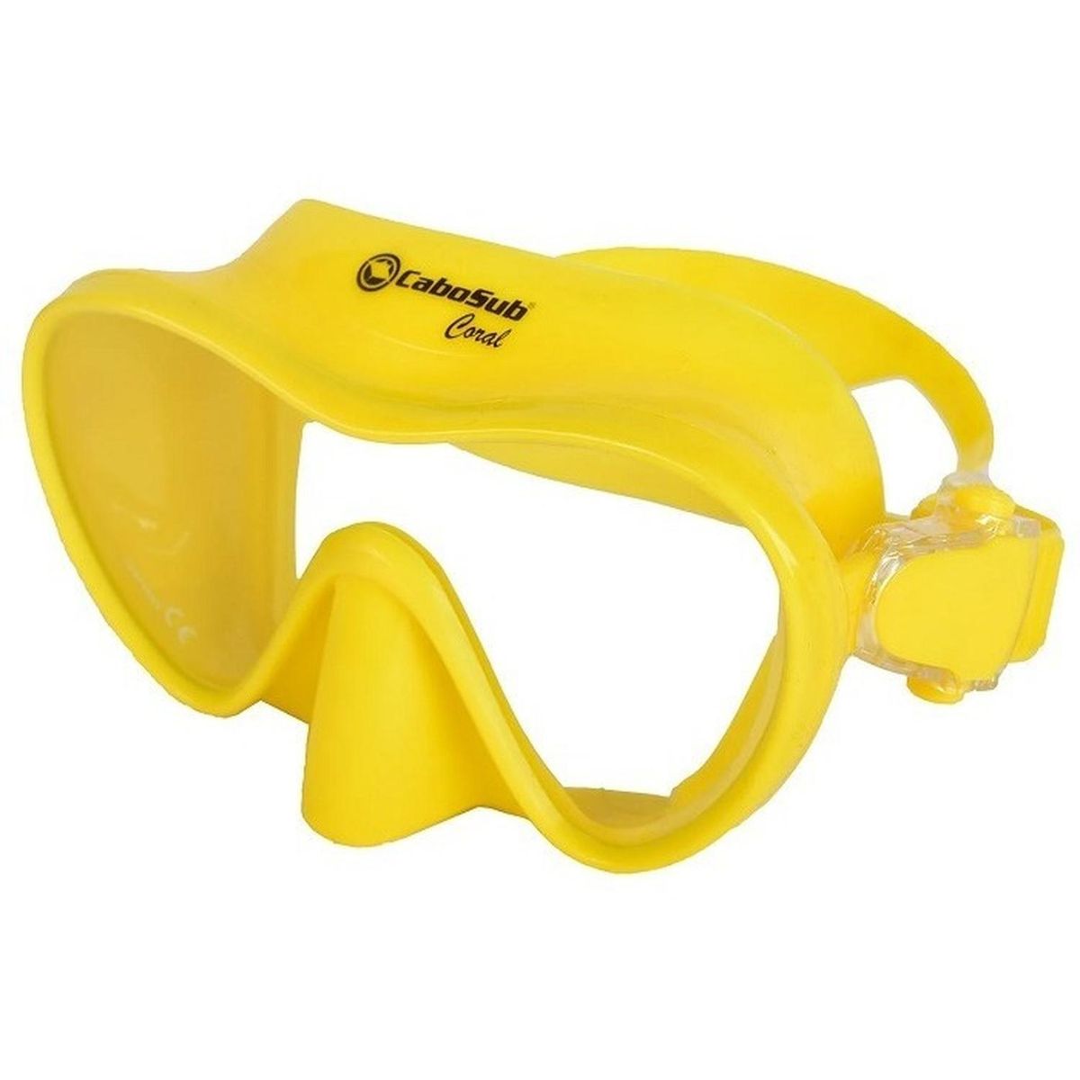 CABOSUB - Máscara Buceo Coral Cabosub Visión Superior - Amarillo