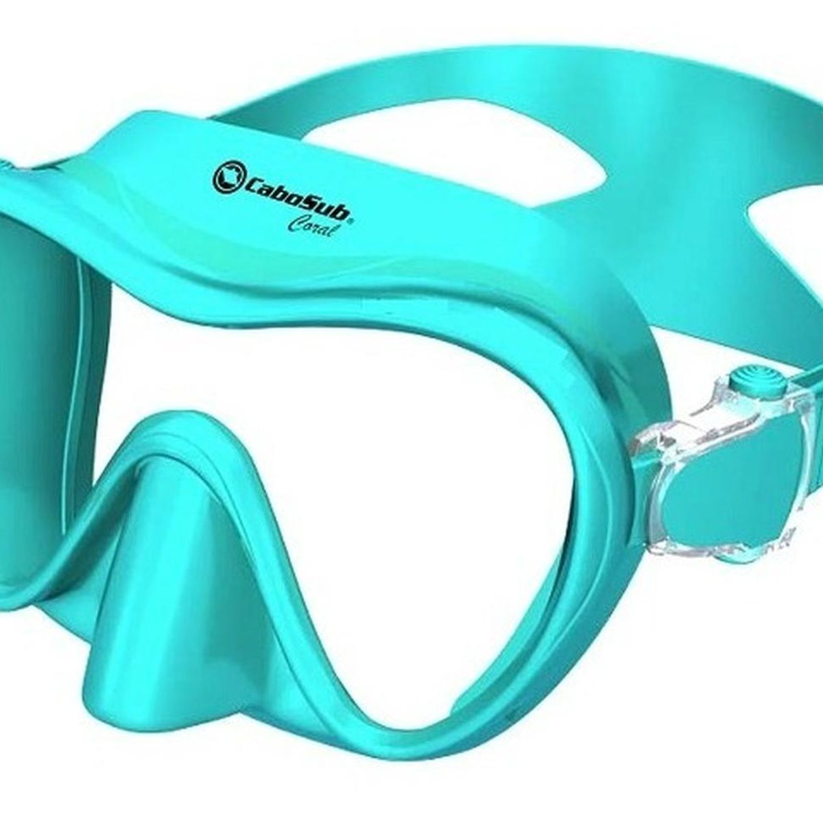 CABOSUB - Máscara Buceo Coral Cabosub Visión Superior - Celeste