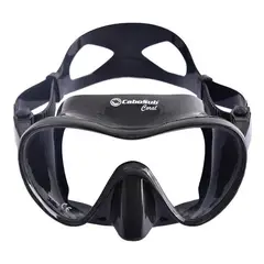 CABOSUB - Máscara Buceo Coral Visión Superior - Negro