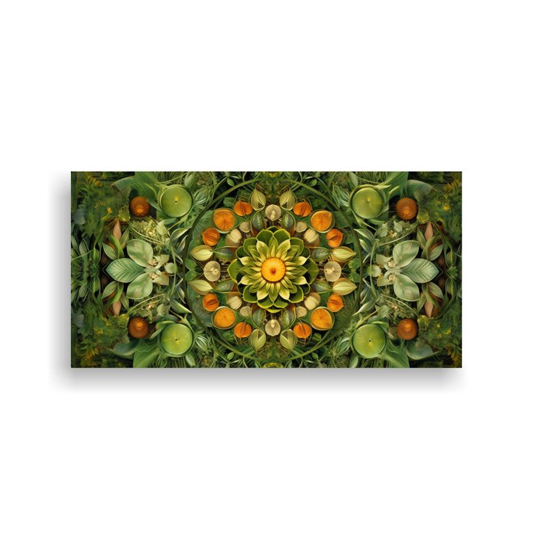 GENERICO - Patrón Mandala Minimalista Digital De Lienzo Dibu 160x80cm