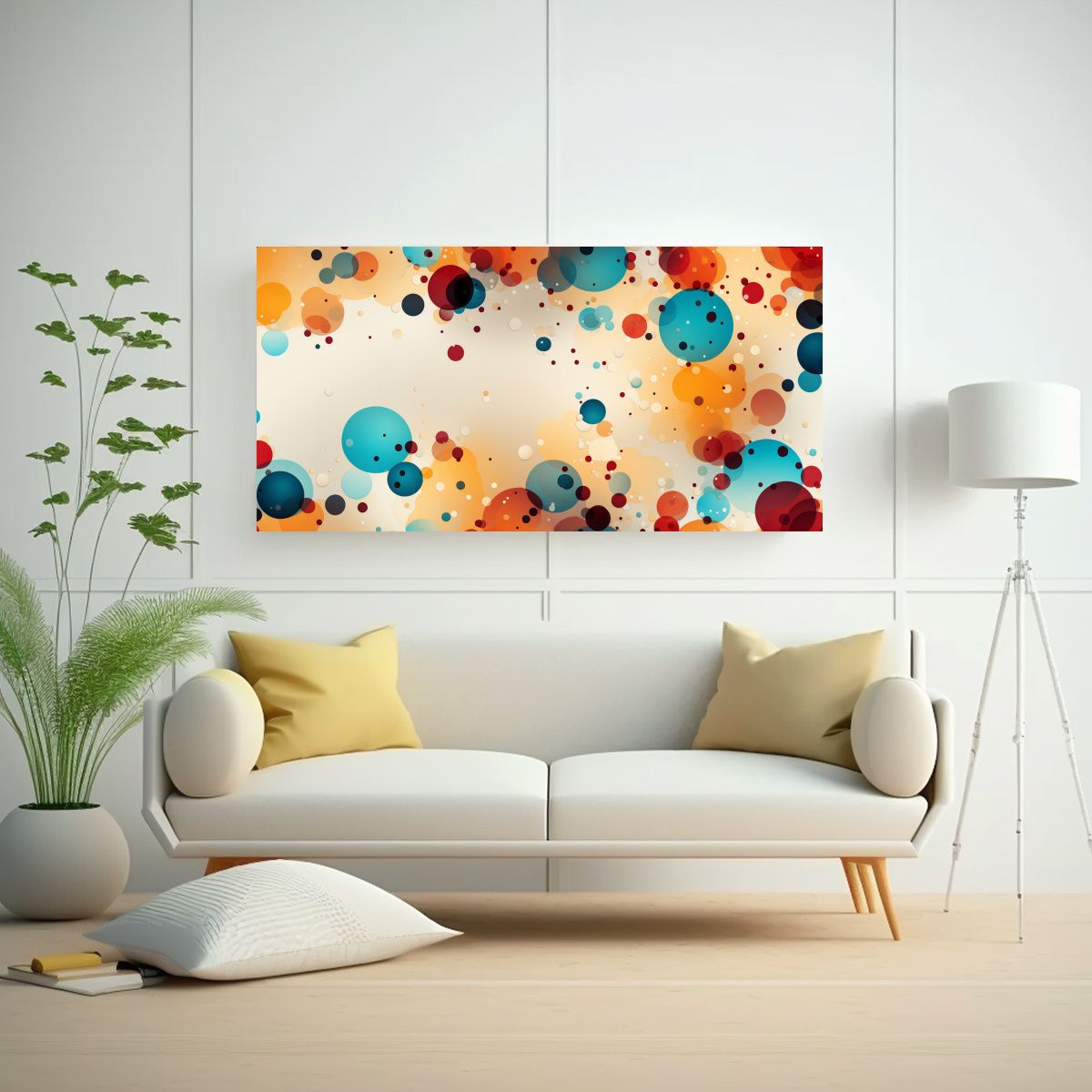 GENERICO - Cuadro Abstracción Street Art Sumérgete En Un Ca 160x80cm