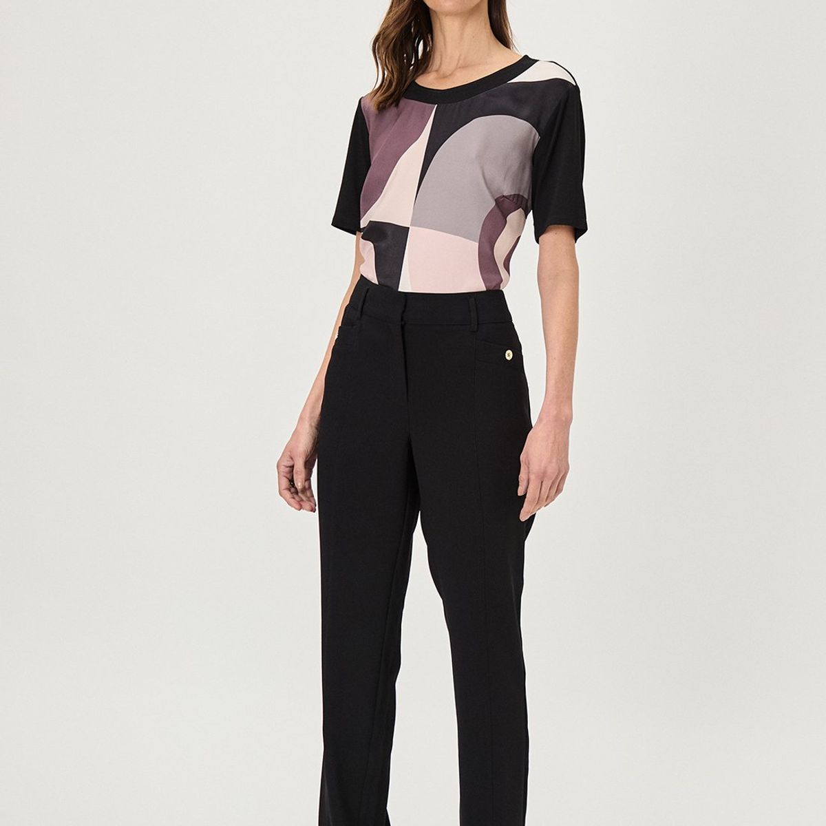 MA GRIFFE - Pantalon Negro Mujer Magriffe