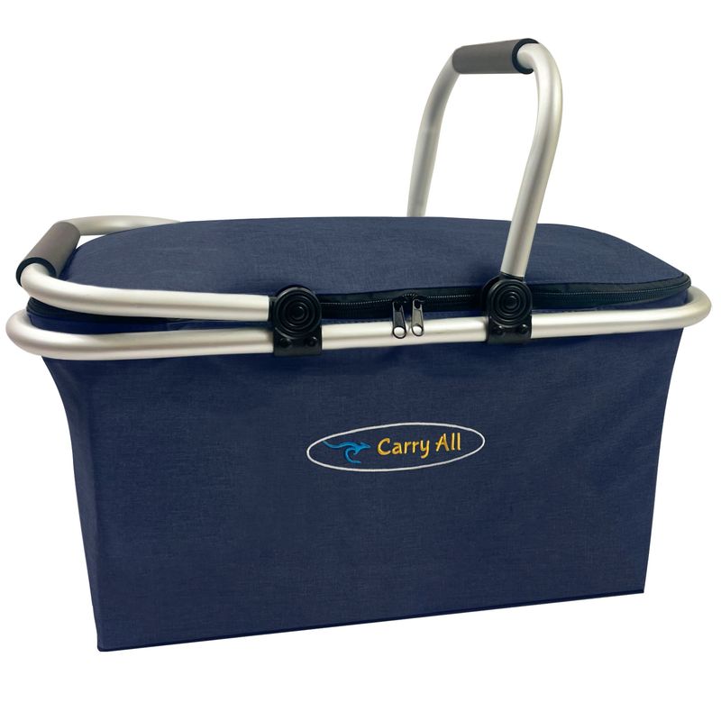 CARRY ALL - Cesta Cooler Picnic 27 Litros Carry All® Go Out Canasto Térmico Plegable