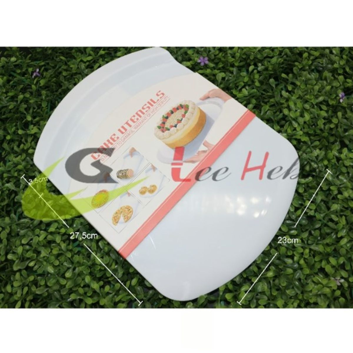 GENERICO - Espatula Toma Torta Acero Reposteria Plastica 31Cm