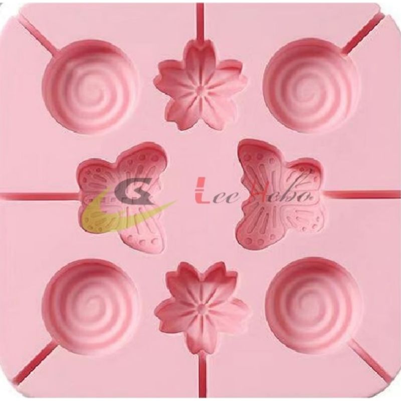 GENERICO - Molde Silicona Para Chocolate Forma Paletas Mariposas-Flor