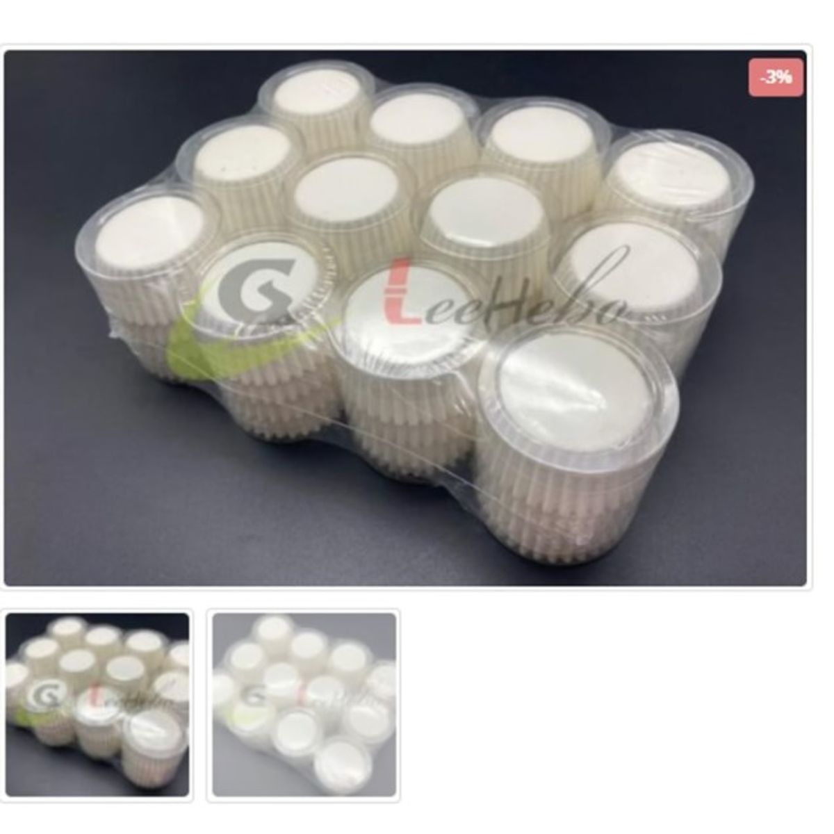 GENERICO - Capsula Cupcake 11.4cm 1200 Capsulas