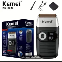 KEMEI - Maquina Afeitadora Inalámbrica 2 in 1 km-2027