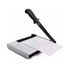 GENERICO - Guillotina Metalica 25 X 30 Cm Cuchilla Autoafilable 12 Hoja