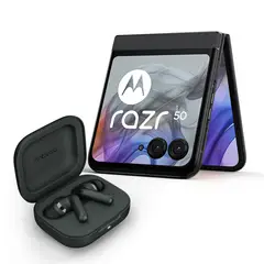 MOTOROLA - Razr 50 Gris carbon 12+512GB + Motobuds+