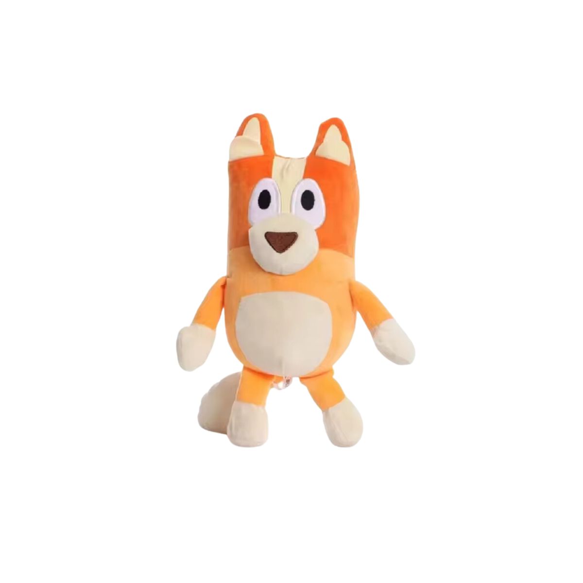 TIOZONEY - Peluche Suave Serie Bluey Bingo Color Naranja 28 Cm