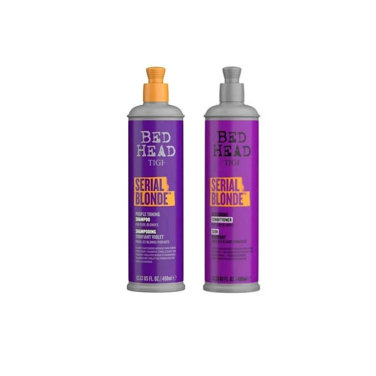 TIGI - Shampoo y Acondicionador para Rubios Serial Blonde  Bed Head.