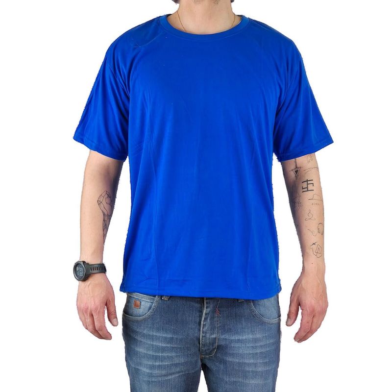 MPROPIA - Polera Manga Corta Algodón Hombre Lisa Basic