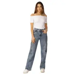 DIVINO JEANS - Jeans Julieta I Azul - Azul