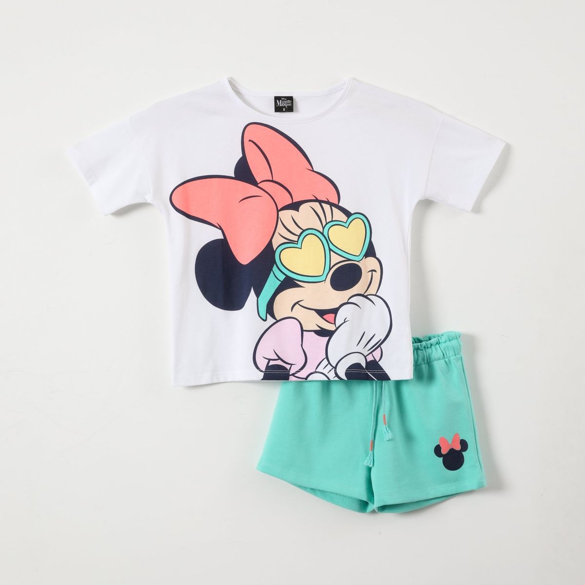 DISNEY - Conjunto Niña Personaje Grand Minnie Blanco Disney