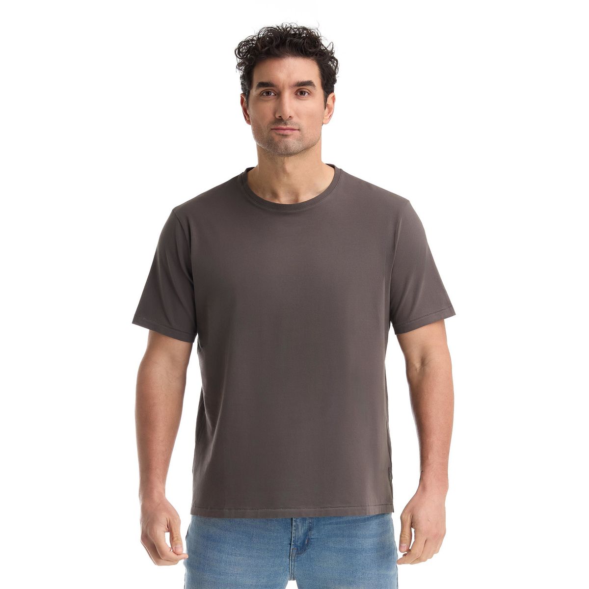 PANAMA JACK - Polera Manga Corta Hombre Gris Panama Jack