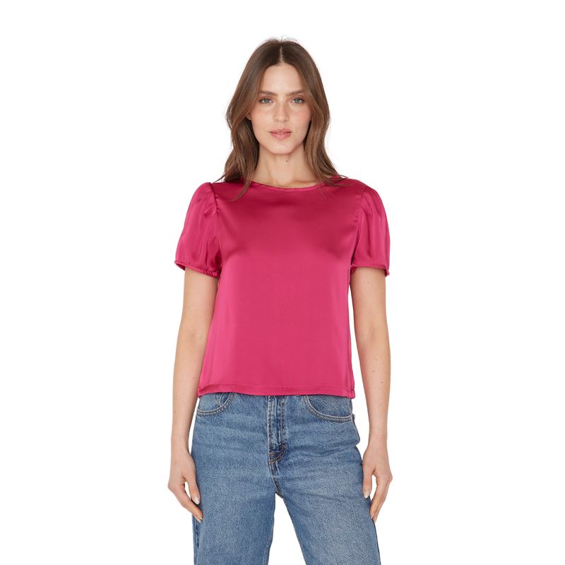 JACINTA TIENDA - Blusa Olivia satin dorada Jacinta Tienda