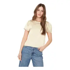 JACINTA TIENDA - Blusa Olivia satin dorada