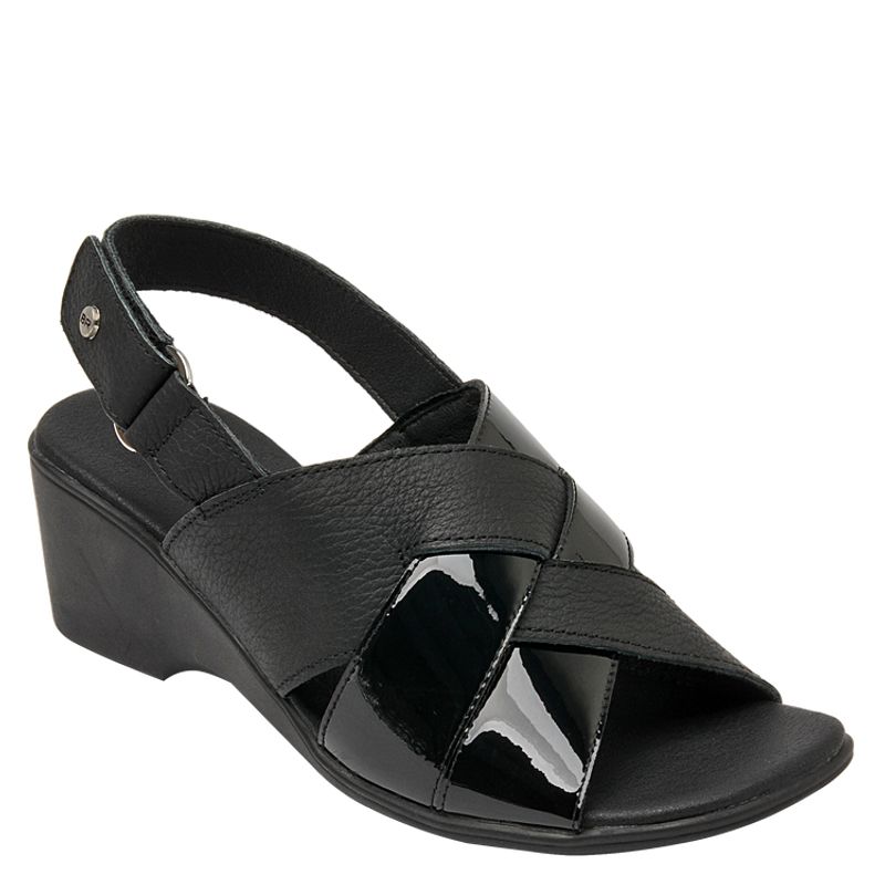 BRUNO ROSSI - Sandalia Casual Mujer Negro Bruno Rossi
