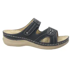 CHALADA - Sandalia Mujer Negro Casual Kon-12