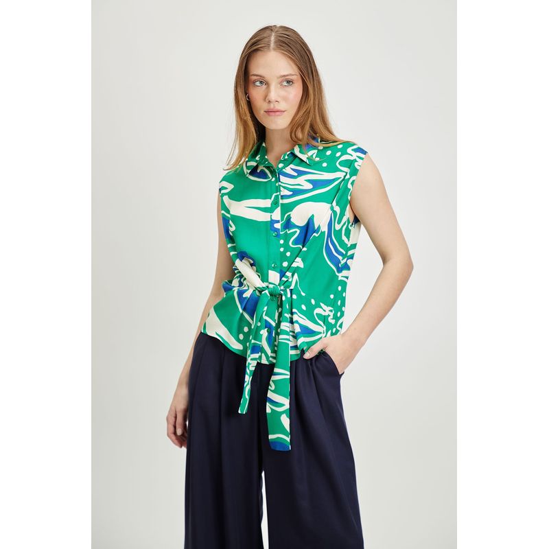 IO - Blusa Fantasia verde musgo iO