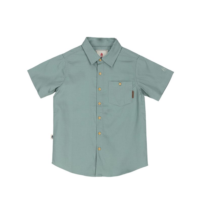 HUSH PUPPIES - Camisa Niño Wild Verde HUSH PUPPIES