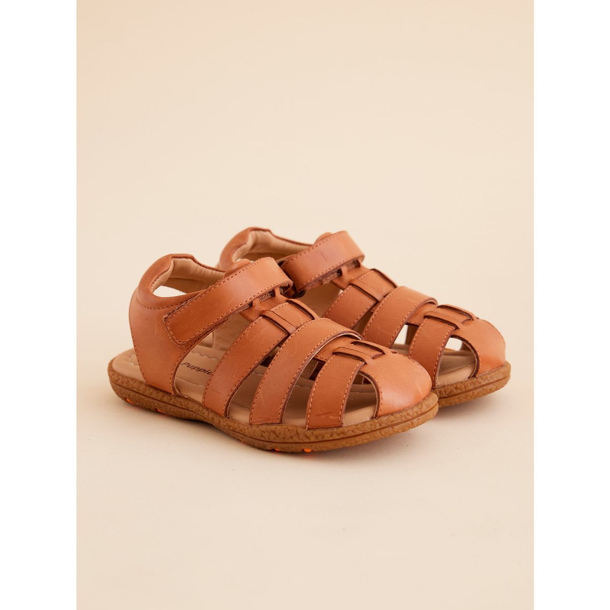 HUSH PUPPIES - Sandalia Cuero Café Niño New Coconut (26-29) HUSH PUPPIES
