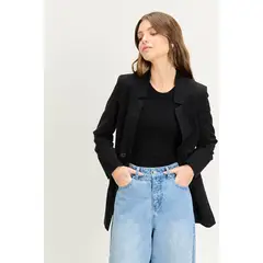 IO - Blazer Liso Negro