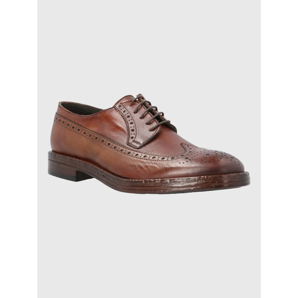 HUSH PUPPIES - Zapato Cuero Café Hombre Paolo HUSH PUPPIES