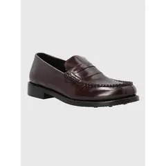 HUSH PUPPIES - Mocasín Cuero Burdeo Hombre Kent