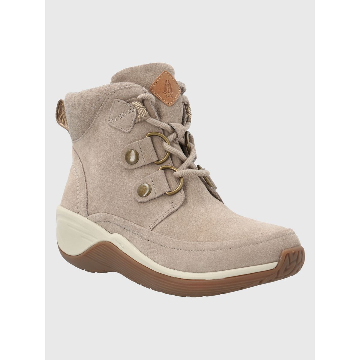 HUSH PUPPIES - Botin Mujer Spinal Rug Lace Beige HUSH PUPPIES