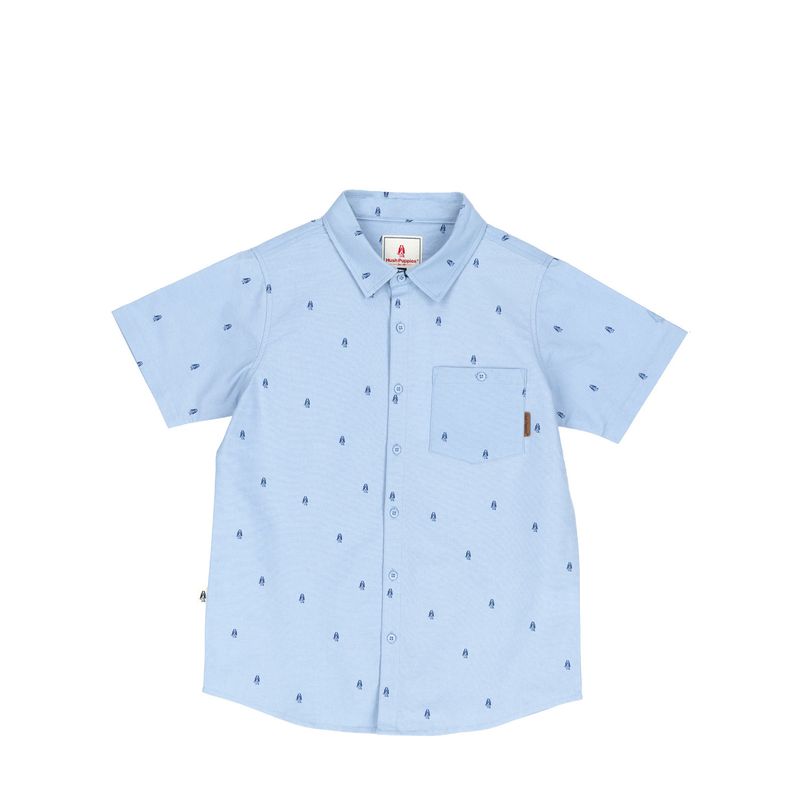 HUSH PUPPIES - Camisa Niño Hush Celeste HUSH PUPPIES