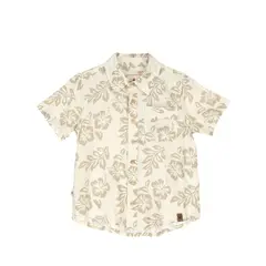 HUSH PUPPIES - Camisa Niño Hibisco Beige