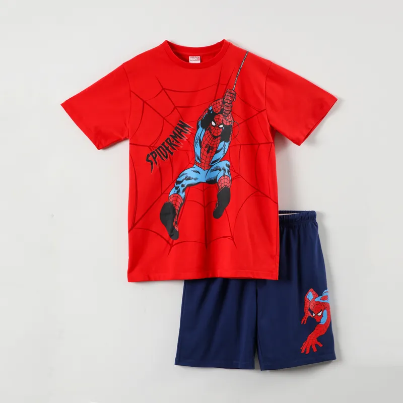 MARVEL - Pijama Corto Niño Spiderman Rojo Marvel