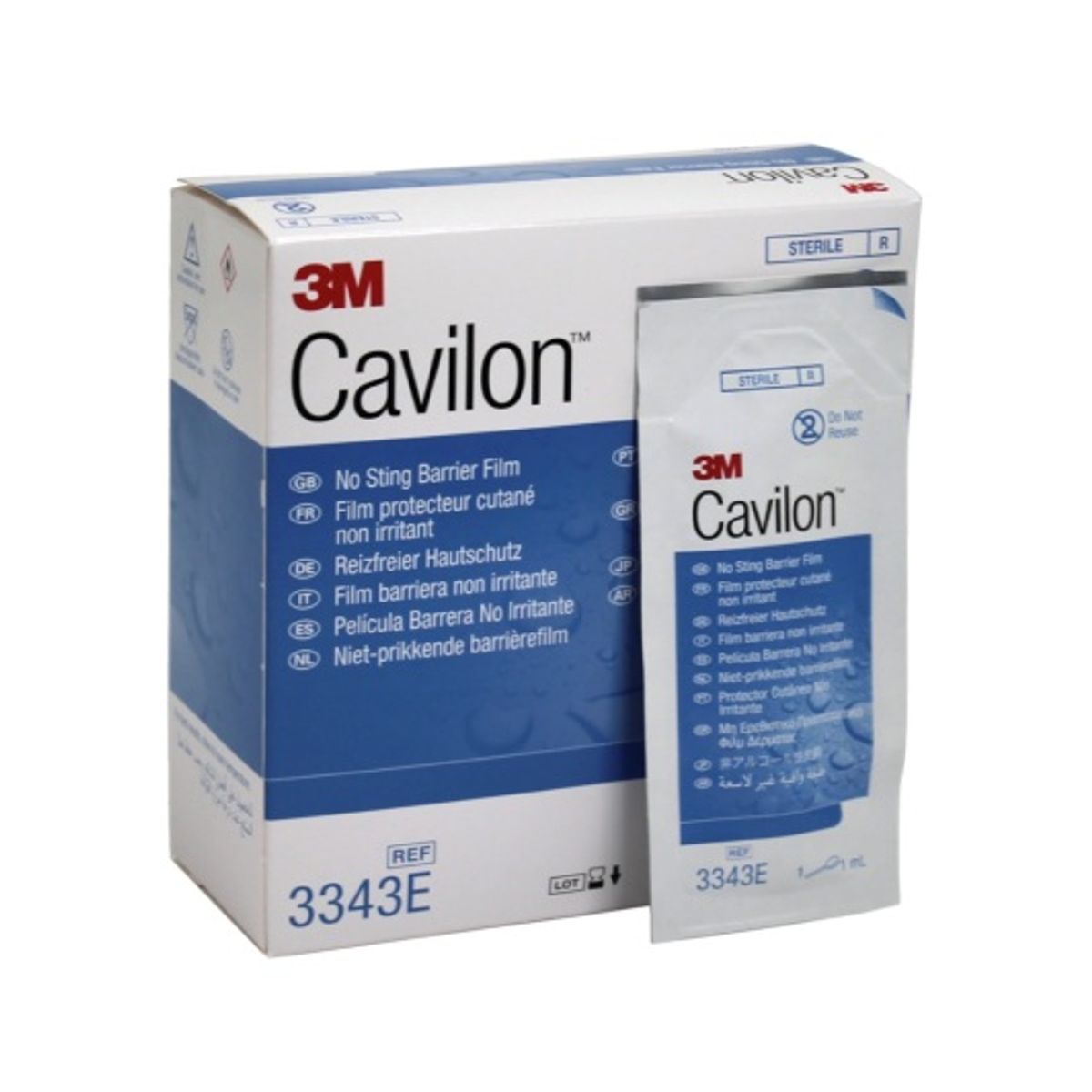 3M - Película Protectora Sin Ardor 3M Cavilon 3343E Sachet 1ml - caja 25 un