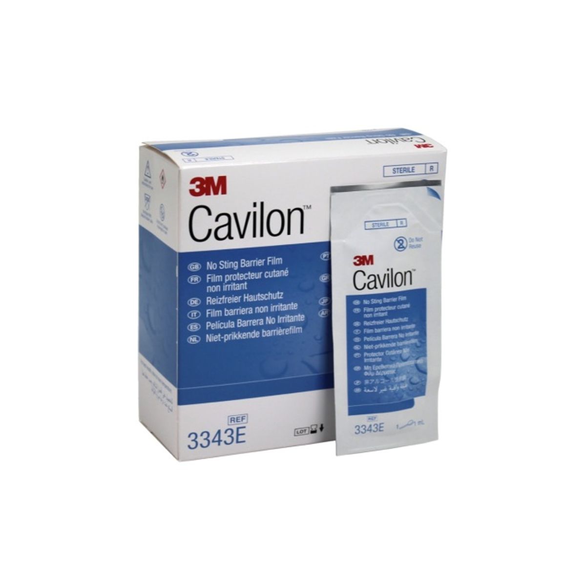 3M - Película Protectora Sin Ardor 3M Cavilon 3343E Sachet 1ml - caja 25 un