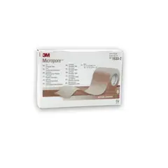3M - Micropore Sin Dispensador 5 Cm X 91 M Piel 1533-2 x 6 unidades