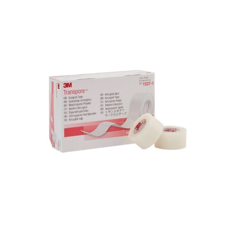 3M - Transpore 3M 25 Cm X 91 M 1527-1 x 12 unidades