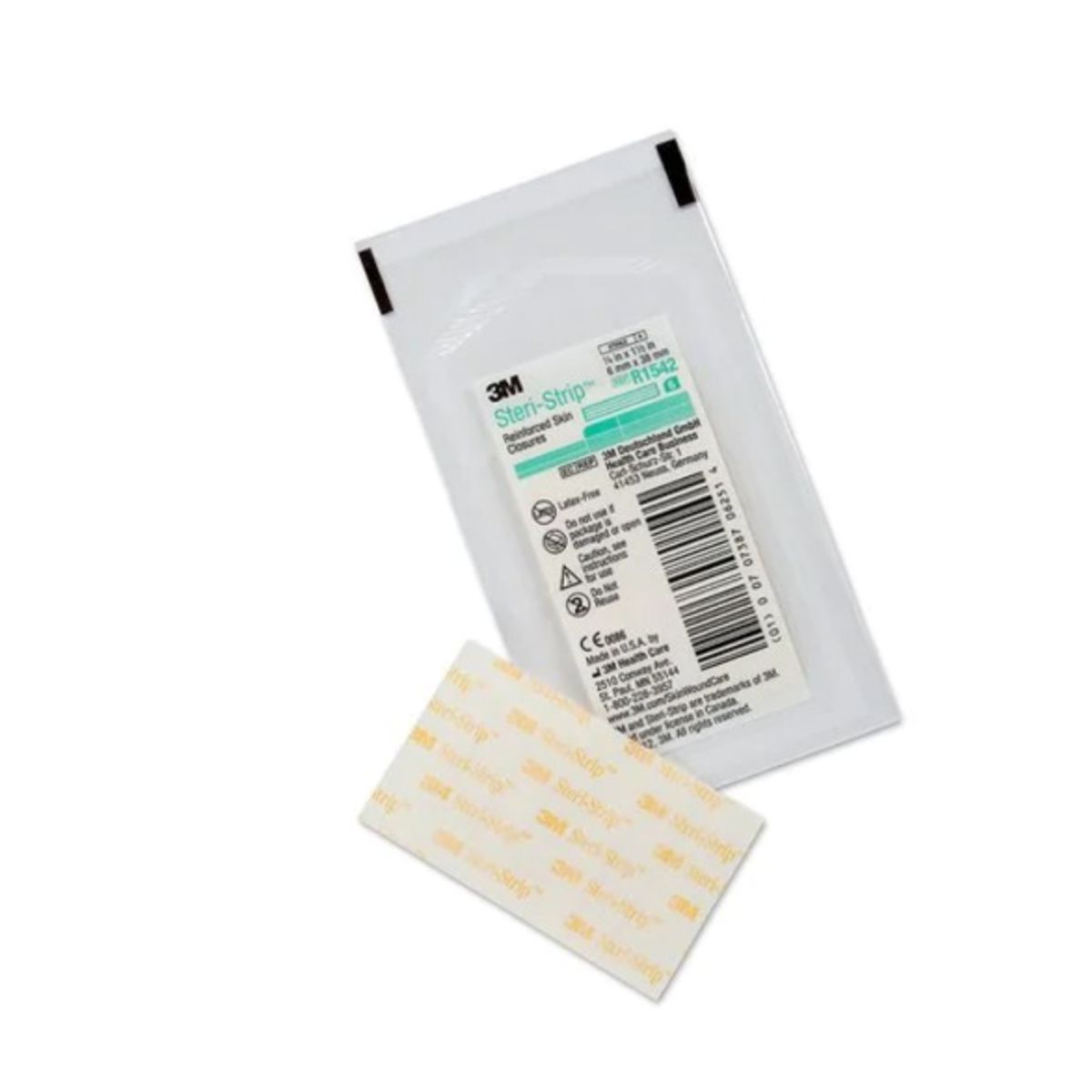 3M - Steri Strip 3m Reforzado Sobre Verde 6 Un- 6mm X 38cm 1542r