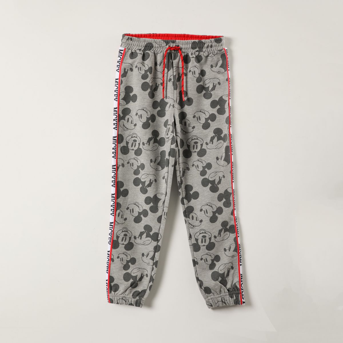 DISNEY - Pantalon de Buzo Niño Full Print Mickey Gris Disney