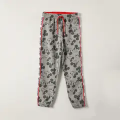 DISNEY - Pantalon de Buzo Niño Full Print Mickey Gris