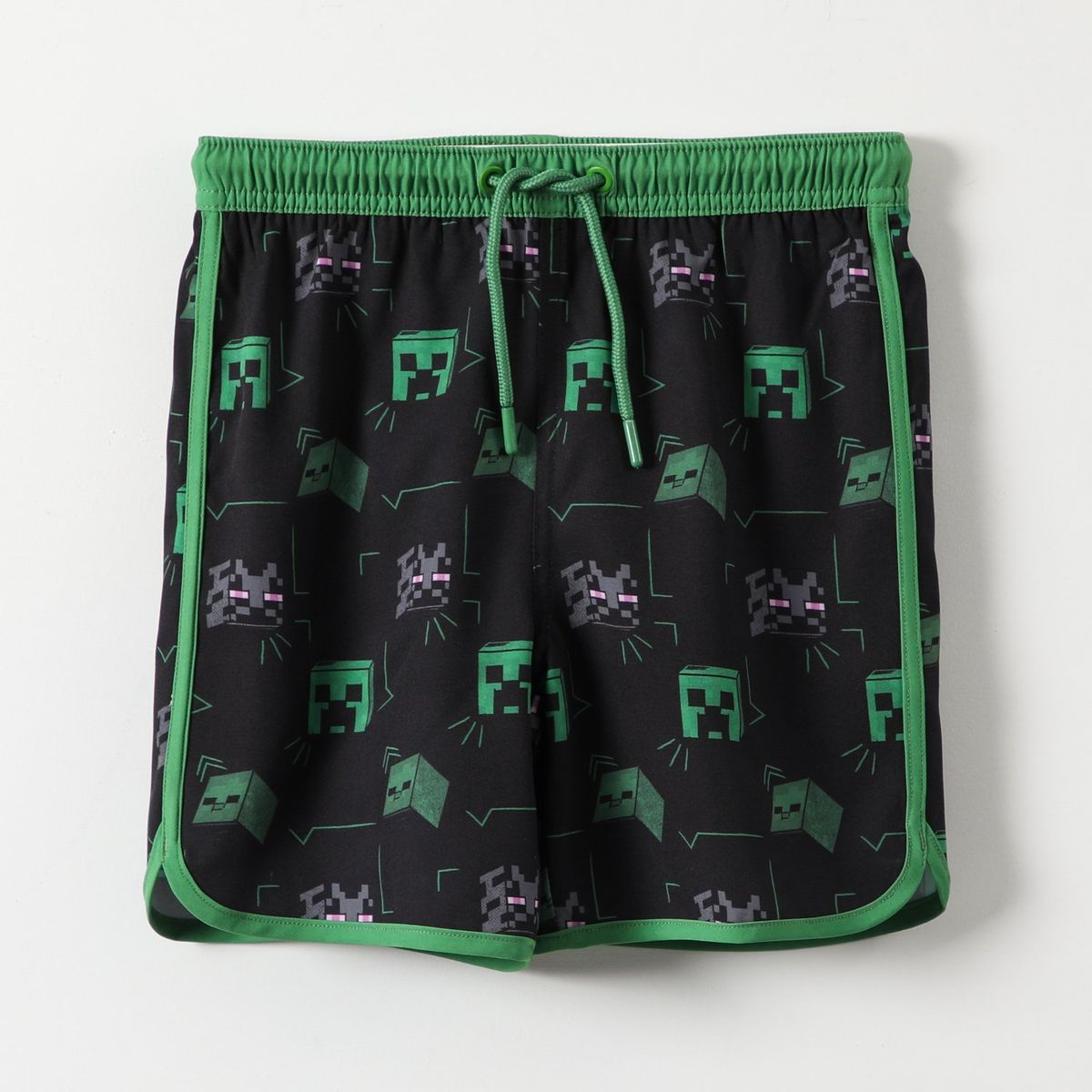 MINECRAFT - Traje de Baño Niño Full Print Negro Minecraft