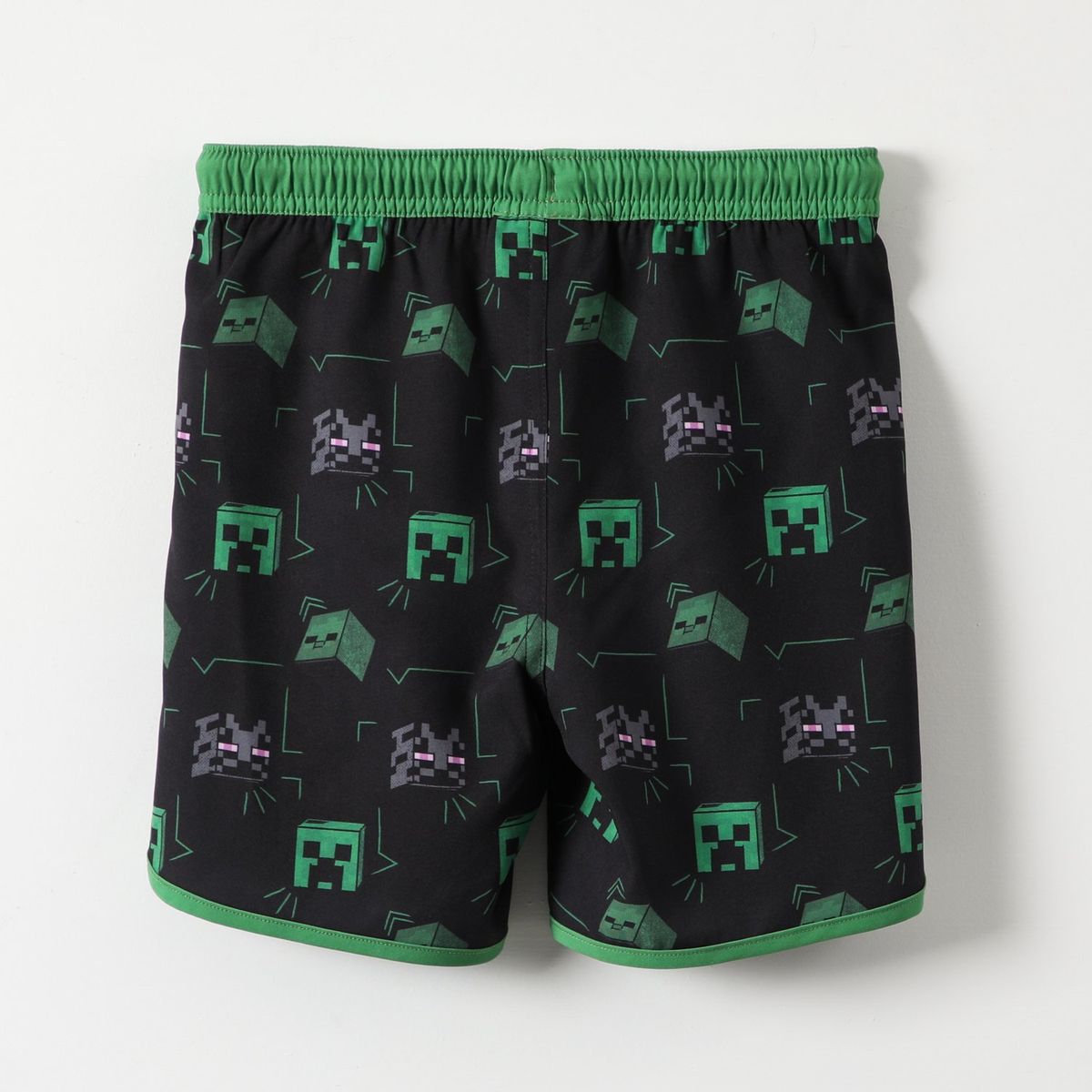 MINECRAFT - Traje de Baño Niño Full Print Negro Minecraft