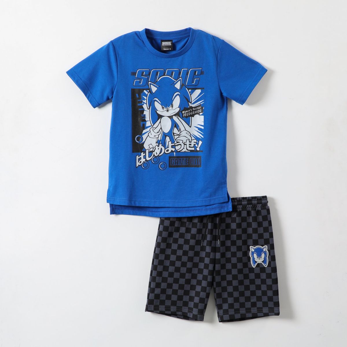 SONIC - Conjunto Niño Personaje Grand Blanco Sonic