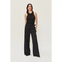 IO - Pantalon Liso Negro