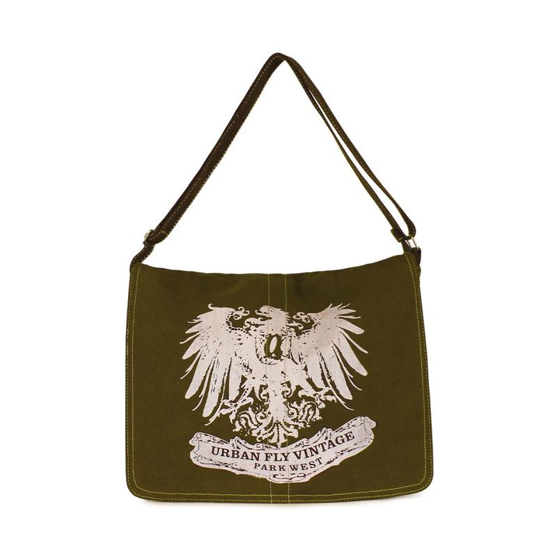 PARK WEST - Bolso morral Fly verde Park West