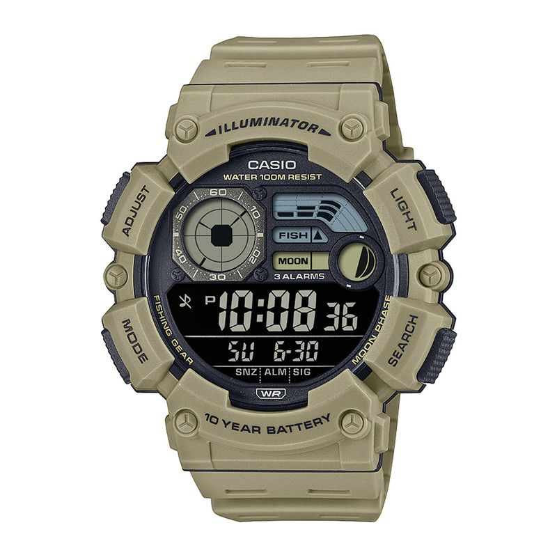 CASIO - Reloj CASIO WS-1500H-5BVDF Resina Hombre Beige