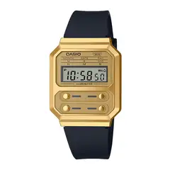 CASIO - Reloj A100WEFG-9ADF Resina/Cromado Unisex Dorado